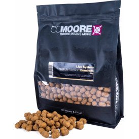 Zanętowe dumbellsy proteinowe CC Moore Live System 10x15mm - 1kg