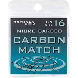 Haczyki Drennan Carbon Match - roz. 16 / 10 szt.
