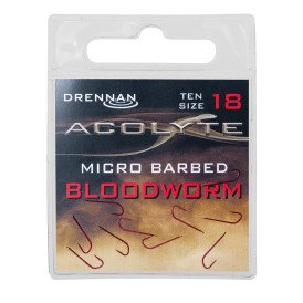 Haczyki Drennan Acolyte Bloodworm - roz. 16 / 10 szt.