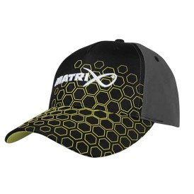 Czapka Matrix Hex Print Baseball Cap - Czarna