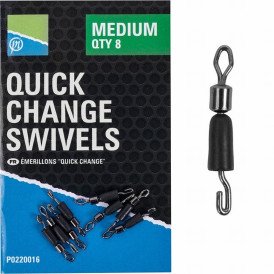 Łączniki Preston Quick Change Swivels - roz. M