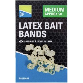 Gumki do pelletu Preston Latex Bait Bands Medium - 50 szt.