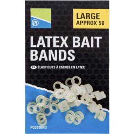 Gumki do pelletu Preston Latex Bait Bands Large - 50 szt.