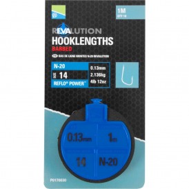 Przypony Preston Revalution Hooklengths 100cm N-20 - hak 16