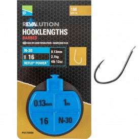 Przypony Preston Revalution Hooklengths 100cm N-30 - hak 14