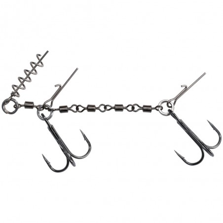Dozbrojka z krętlików Mikado JAWS Double EVO Stinger XL HDJ-12-02