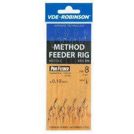 Przypony VDE-Robinson Method Feeder 503BN / plecionka / igła / roz. 10