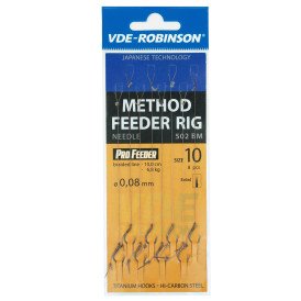 Przypony VDE-Robinson Method Feeder 502BM / plecionka / igła / roz. 10