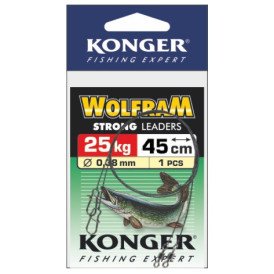 Przypon Wolframowy Konger Strong 45cm / 25kg - 2 szt.