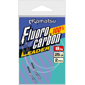 Przypon Fluorocarbon Kamatsu Strong Invisible 0,80mm / 30cm - 2 szt.