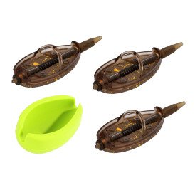 Podajniki metodowe Mikado Douglas L z foremką - 3 x 20g + foremka