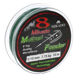 Plecionka przyponowa Mikado Octa Method Feeder Zielona 0,14mm / 10m