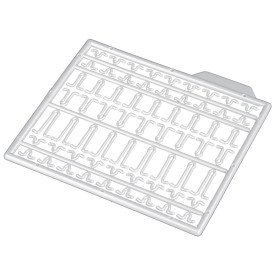 Stopery do kulek proteinowych Mikado transparentne - 2 szt.