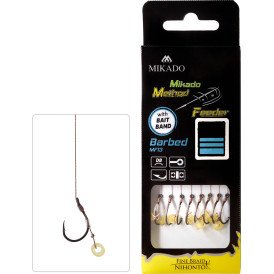 Przypony Mikado Method Feeder MF13 / plecionka / gumka / hak 8