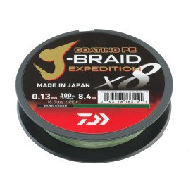 Plecionka Daiwa J-Braid Expedition X8 Dark Green 0,22mm / 150m
