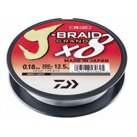 Plecionka Daiwa J-Braid Grand X8 Gray Light 0,06mm / 135m