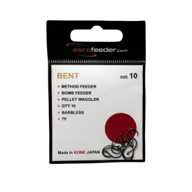 Haczyki bezzadziorowe Esca Feeder Bent - roz. 14 / 10 szt.