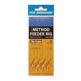 Przypony VDE-Robinson Method Feeder 502BM / plecionka / push-stop / roz. 10