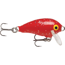 Wobler Rapala Mini Fat Rap 4cm - Red Hologram Flake