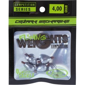 Ciężarki łezki z igielitem Lorpio River 5g - 5 szt.