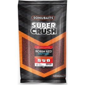 Zanęta Sonubaits Super Crush - Robin Red Method Mix / 2kg